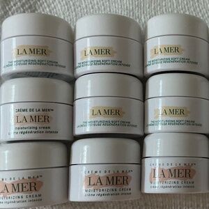 Lot of 21 Cream La Mer EMPTY Jars, 7 ml each, AUTHENTIC